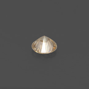 Diamant jaune naturelle coupe roude, 0,18 ct, VS