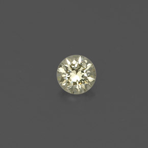 Diamant jaune naturelle coupe roude, 0,14 ct, VS