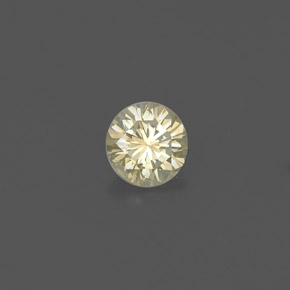 Diamant jaune naturelle coupe roude, 0,19 ct, VS