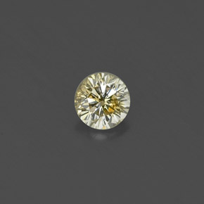 Diamant Champagne naturelle Coupe roude, 0.18 ct, VS
