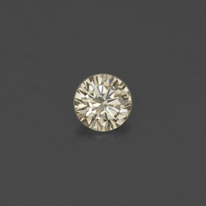 Diamant jaune naturelle coupe roude, 0,16 ct, VS