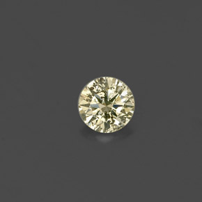 Diamant Champagne naturelle Coupe roude, 0.16 ct, VS