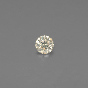 Diamant Champagne naturelle Coupe roude, 0.10 ct, VS