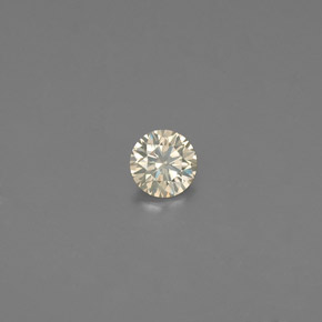 Diamant Champagne naturelle Coupe roude, 0.10 ct, VS