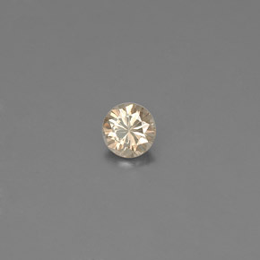 Diamant jaune naturelle coupe roude, 0,10 ct, VS-SI