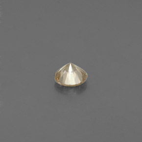 Diamant jaune naturelle coupe roude, 0,09 ct, VS