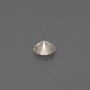 Diamant Champagne naturelle Coupe roude, 0.08 ct, VS