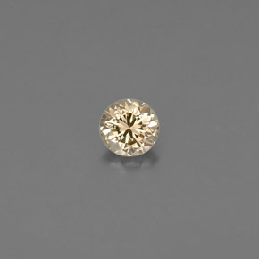 Diamant marron naturelle coupe roude, 0,12 ct, VS