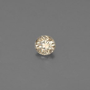 Diamant marron naturelle coupe roude, 0,12 ct, VS