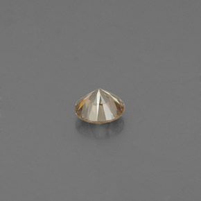 Diamant marron naturelle coupe roude, 0,12 ct, VS