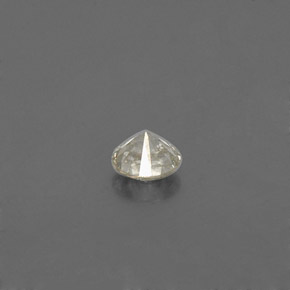 Diamant jaune naturelle coupe roude, 0,08 ct, VS