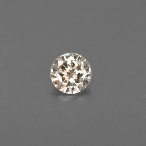 Diamant jaune naturelle coupe roude, 0,12 ct, VS