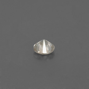 Diamant Champagne naturelle Coupe roude, 0.09 ct, VS