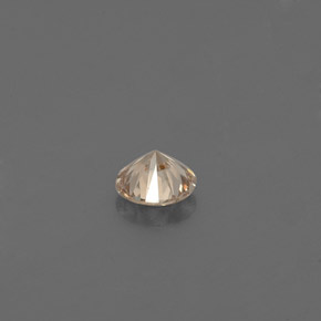 Diamant jaune naturelle coupe roude, 0,09 ct, VS