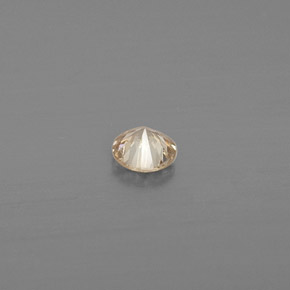 Diamant jaune naturelle coupe roude, 0,12 ct, VS
