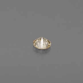Diamant jaune naturelle coupe roude, 0,08 ct, VS