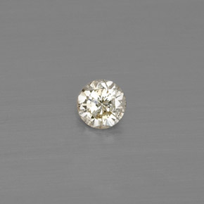 Diamant jaune naturelle coupe roude, 0,10 ct, VS