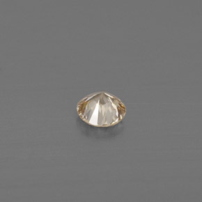 Diamant jaune naturelle coupe roude, 0,11 ct, VS