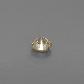 Diamant Champagne naturelle Coupe roude, 0.13 ct, VS