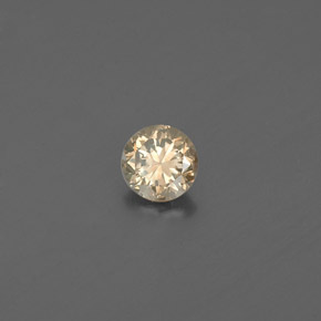Diamant jaune naturelle coupe roude, 0,17 ct, VS