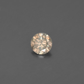 Diamant jaune naturelle coupe roude, 0,18 ct, VS