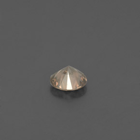 Diamant jaune naturelle coupe roude, 0,18 ct, VS