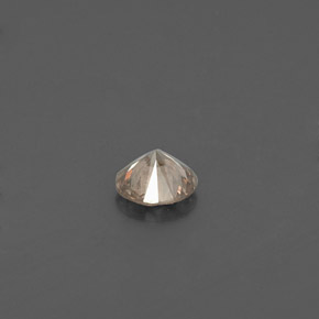 Diamant Champagne naturelle Coupe roude, 0.16 ct, VS
