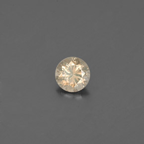 Diamant jaune naturelle coupe roude, 0,16 ct, VS