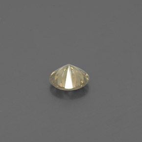 Diamant jaune naturelle coupe roude, 0,20 ct, VS