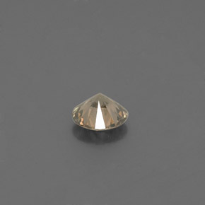 Diamant Champagne naturelle Coupe roude, 0.18 ct, VS