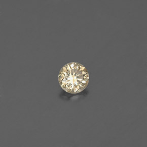 Diamant Champagne naturelle Coupe roude, 0.12 ct, VS