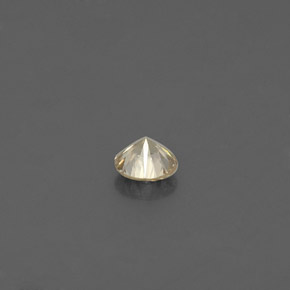 Diamant Champagne naturelle Coupe roude, 0.12 ct, VS