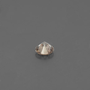 Diamant Champagne naturelle Coupe roude, 0.09 ct, VS