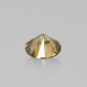Diamant Champagne Fantaisie naturelle Coupe roude, 2.49 ct, SI