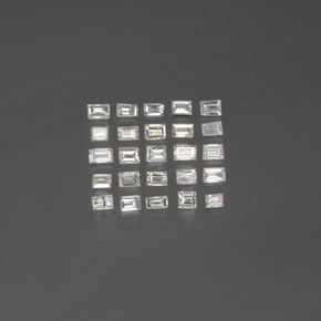 Achetez naturel ct blanc diamant gems, baguette, en provenance afrique du sud chez gemselect. en stock, livraison internationale!