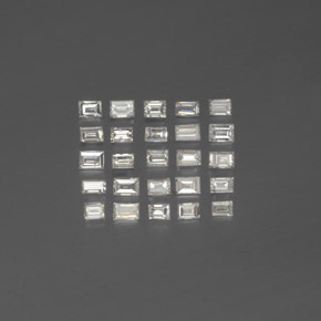 Achetez naturel ct blanc diamant gems, baguette, en provenance afrique du sud chez gemselect. en stock, livraison internationale!