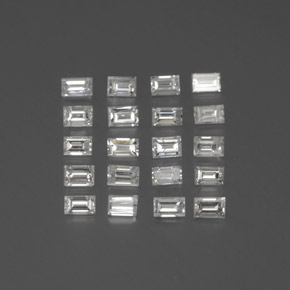 Achetez naturel ct blanc diamant gems, baguette, en provenance afrique du sud chez gemselect. en stock, livraison internationale!