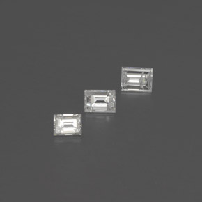 Achetez naturel ct Blanc Diamant gems, Baquette, En provenance Afrique du Sud chez GemSelect. En stock, livraison internationale!