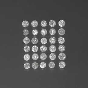 Achetez naturel ct blanc diamant gems, coupe roude, en provenance afrique du sud chez gemselect. en stock, livraison internationale!