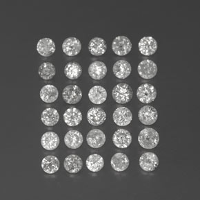 Achetez naturel ct blanc diamant gems, coupe roude, en provenance afrique du sud chez gemselect. en stock, livraison internationale!
