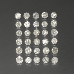 Achetez naturel ct blanc diamant gems, coupe roude, en provenance afrique du sud chez gemselect. en stock, livraison internationale!