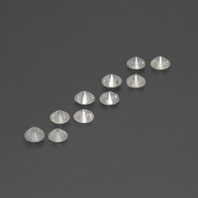 Achetez naturel ct blanc diamant gems, coupe roude, en provenance afrique du sud chez gemselect. en stock, livraison internationale!