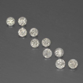 Achetez naturel ct blanc diamant gems, coupe roude, en provenance afrique du sud chez gemselect. en stock, livraison internationale!