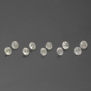 Achetez naturel ct blanc diamant gems, coupe roude, en provenance afrique du sud chez gemselect. en stock, livraison internationale!