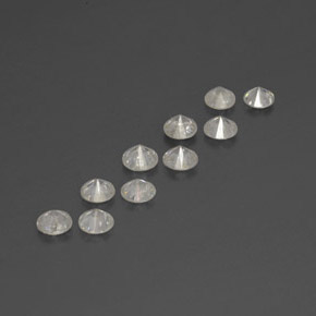 Achetez naturel ct Blanc Diamant gems, Coupe roude, En provenance Afrique du Sud chez GemSelect. En stock, livraison internationale!