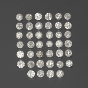 Achetez naturel ct Blanc Diamant gems, Coupe roude, En provenance Afrique du Sud chez GemSelect. En stock, livraison internationale!