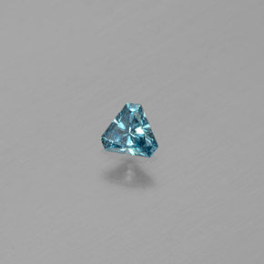Diamant Bleu naturelle Trillion, 0.14 ct, SI