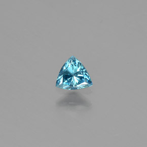 Diamant bleue naturelle trillion, 0,17 ct, SI