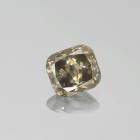 Diamant jaune naturelle coupe coussin, 1,78 ct, SI