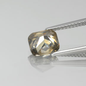 Diamant jaune naturelle coupe coussin, 1,78 ct, SI
